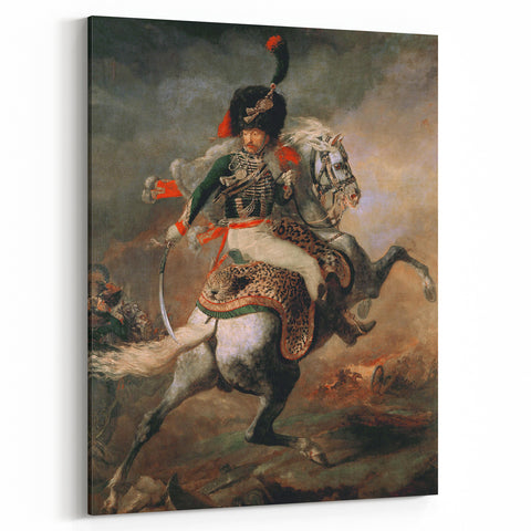 Romanticism Art: The Charging Chasseur - Famous Romantic Era Painting