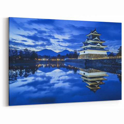 Reflected Castle Wall Art – Tranquil Water and Twilight Skyline Prints