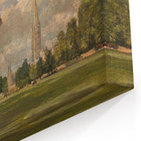 Romanticism Art: Salisbury Cathedral - Classic Landscape by John Constable