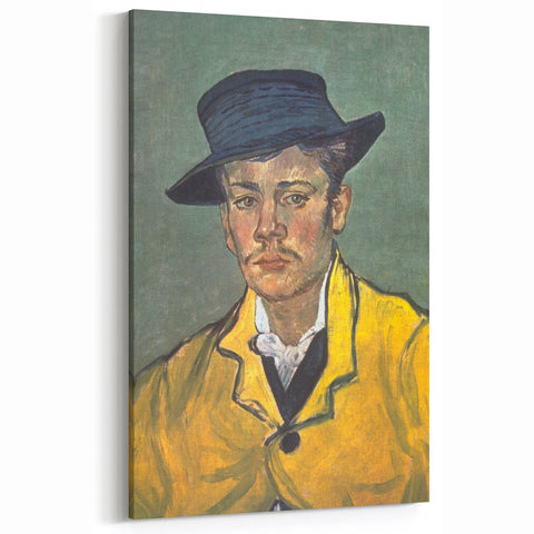 Starry Night Wall Art - Portrait of a Man in Yellow by Van Gogh