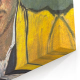 Starry Night Wall Art - Portrait of a Man in Yellow by Van Gogh