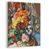 Impressionist Flower Vase Wall Art - Vibrant Floral Still Life Print