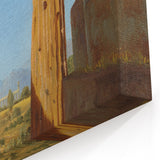 Romanticism Art: Temple of Neptune at Paestum - Historic Landscape Print
