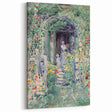 Impressionist Garden Scene Wall Art - Vibrant Floral Landscape Print