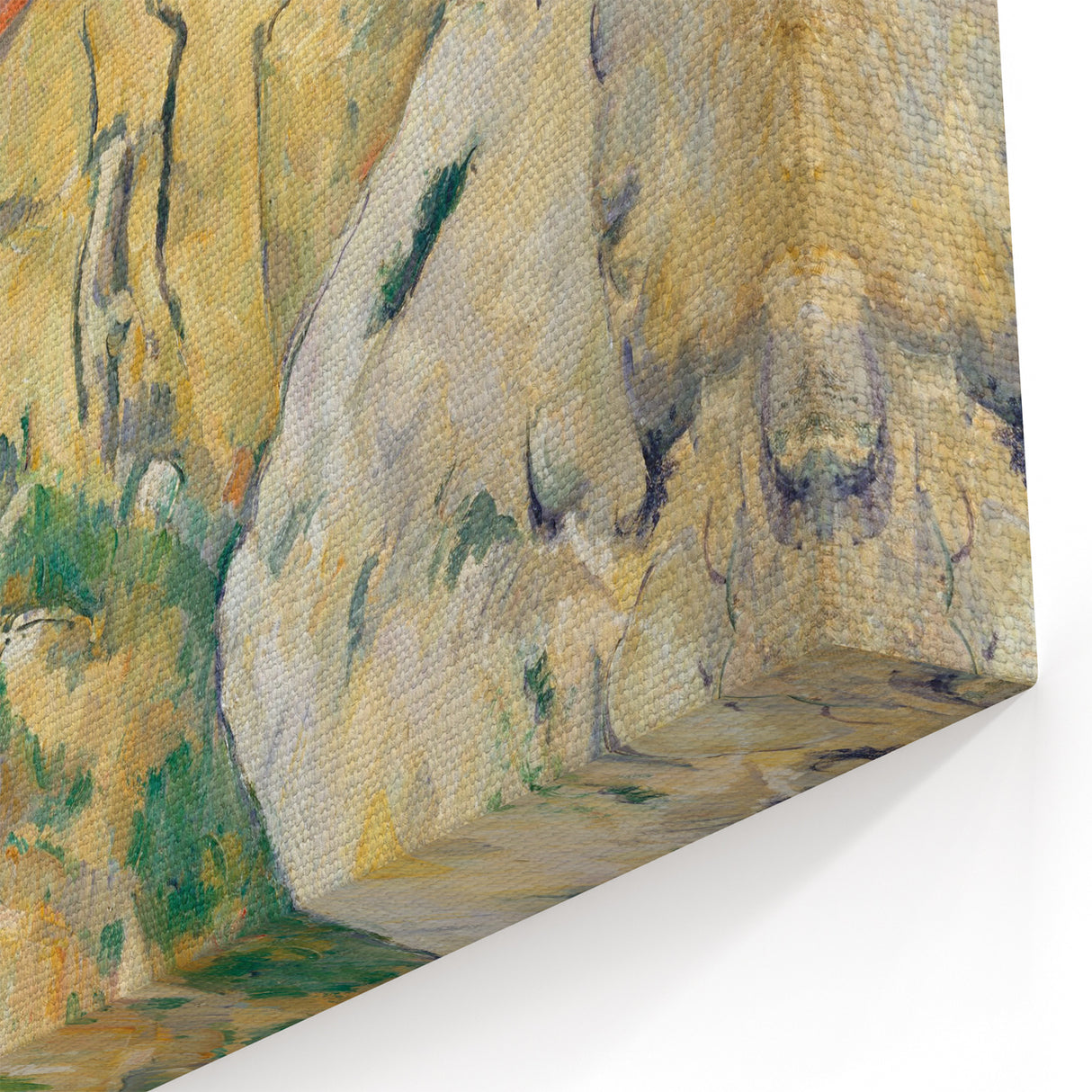 Impressionist Landscape Art - The Cracked House by Paul Cézanne Print