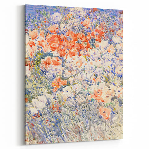 Impressionist Floral Meadow - The Island Garden by Childe Hassam Print