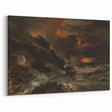 Romanticism Art - A Storm off the Normandy Coast by Eugène Isabey