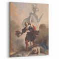 Romanticism Art - Don Juan and the Commander’s Statue by Fragonard
