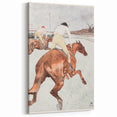 Impressionist Jockey Scene - The Jockey by Toulouse-Lautrec Print