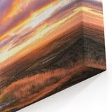 Castle Landscape - Ivy Covered Tower at Sunset Stunning Artwork