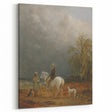 Romanticism Art - A Traveller and a Shepherd in a Landscape