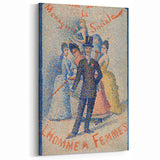 Impressionist Social Scene - The Ladies’ Man by Georges Seurat Print