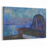 Expressionist Art - Starry Night by Edvard Munch (1893)
