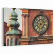 European Castles - Clock Tower and Copper Dome Historic Wall Art