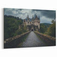 Medieval Castle Prints - Grand Bridge Leading to Enchanting Fortress