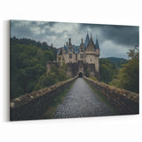 Medieval Castle Prints - Grand Bridge Leading to Enchanting Fortress