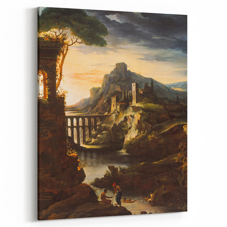 Romanticism Art: Evening Landscape by Théodore Géricault