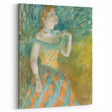 Impressionist Portrait - The Singer in Green by Edgar Degas
