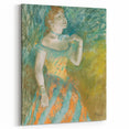 Impressionist Portrait - The Singer in Green by Edgar Degas