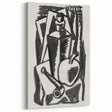 Abstract Expressionism: Still Life with Apple, Pipe, and Bottle Artwork