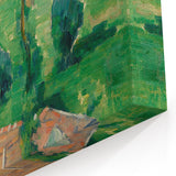 Impressionist Landscape - The Spring House by Paul Cézanne