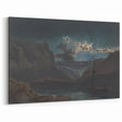 Romanticism Art: New Weir on the Wye - Dramatic Landscape Canvas