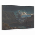 Romanticism Art: New Weir on the Wye - Dramatic Landscape Canvas