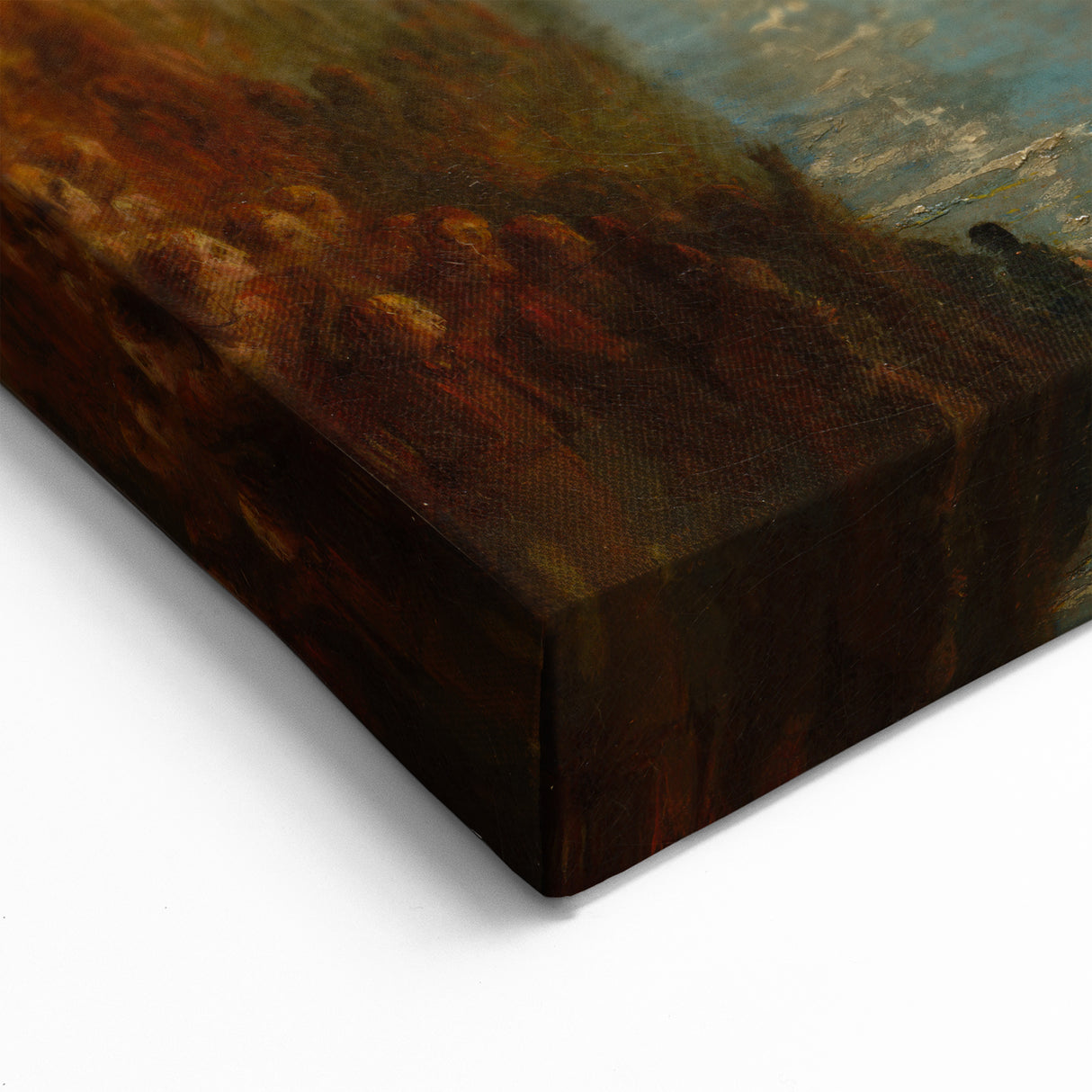 Romanticism Art: Burning of Parliament by Turner - Dramatic Canvas