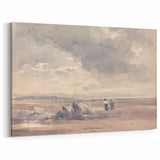 Romanticism Art: On Lancaster Sands at Low Tide Wall Art