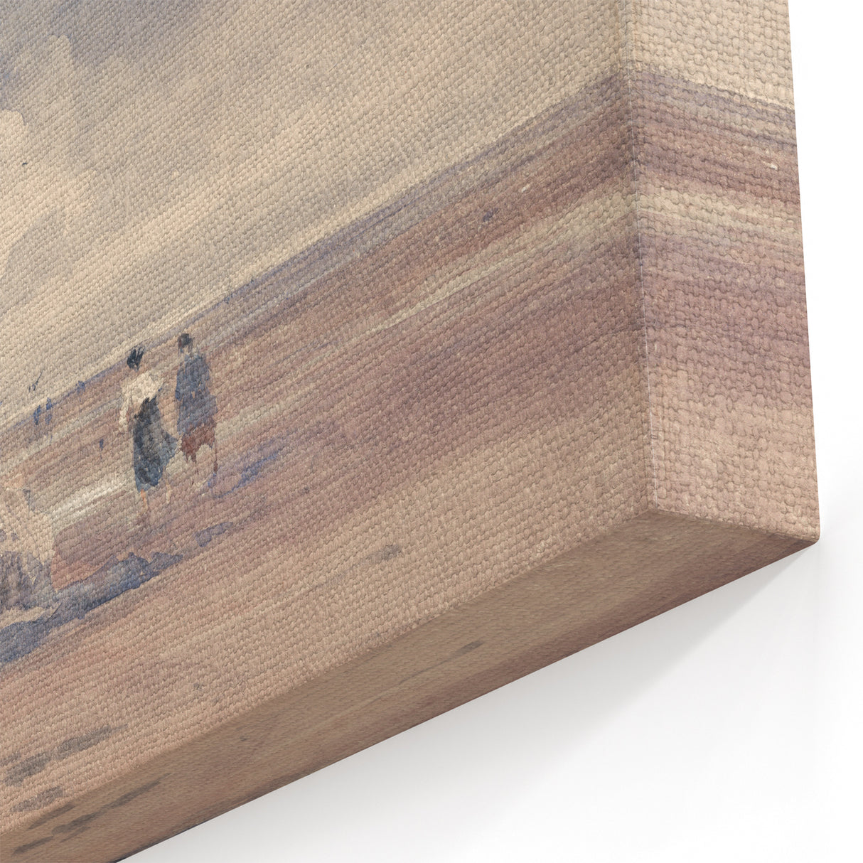 Romanticism Art: On Lancaster Sands at Low Tide Wall Art