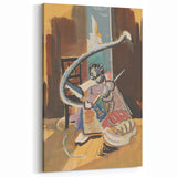 Expressionist Art: Still Life with Wine Glass and Fruit by Kirchner
