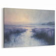 Peaceful Countryside Wall Art - Misty Waterway Scenic Landscape