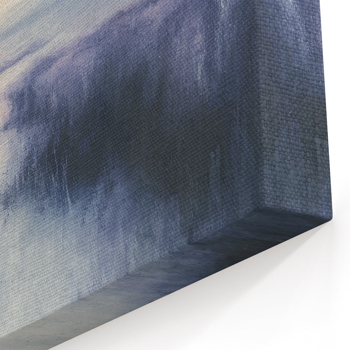 Peaceful Countryside Wall Art - Misty Waterway Scenic Landscape