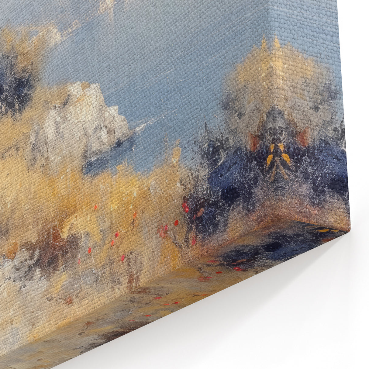 Coastal Countryside Wall Art - Rustic Chapel by Tranquil Waters