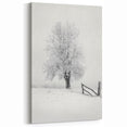 Countryside Framed Art - Snow-Covered Tree in Winter Landscape