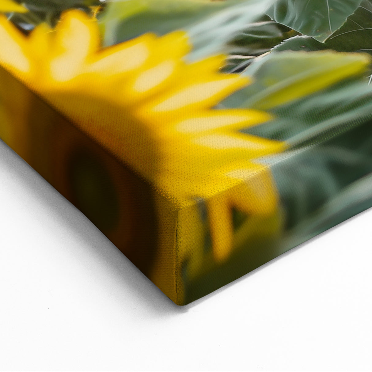 Sunflower Field Countryside Wall Art - Vibrant Rural Landscape Canvas