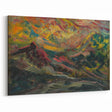 Expressionist Art Sunset in the Mountains - Modern Expressionism Wall Art