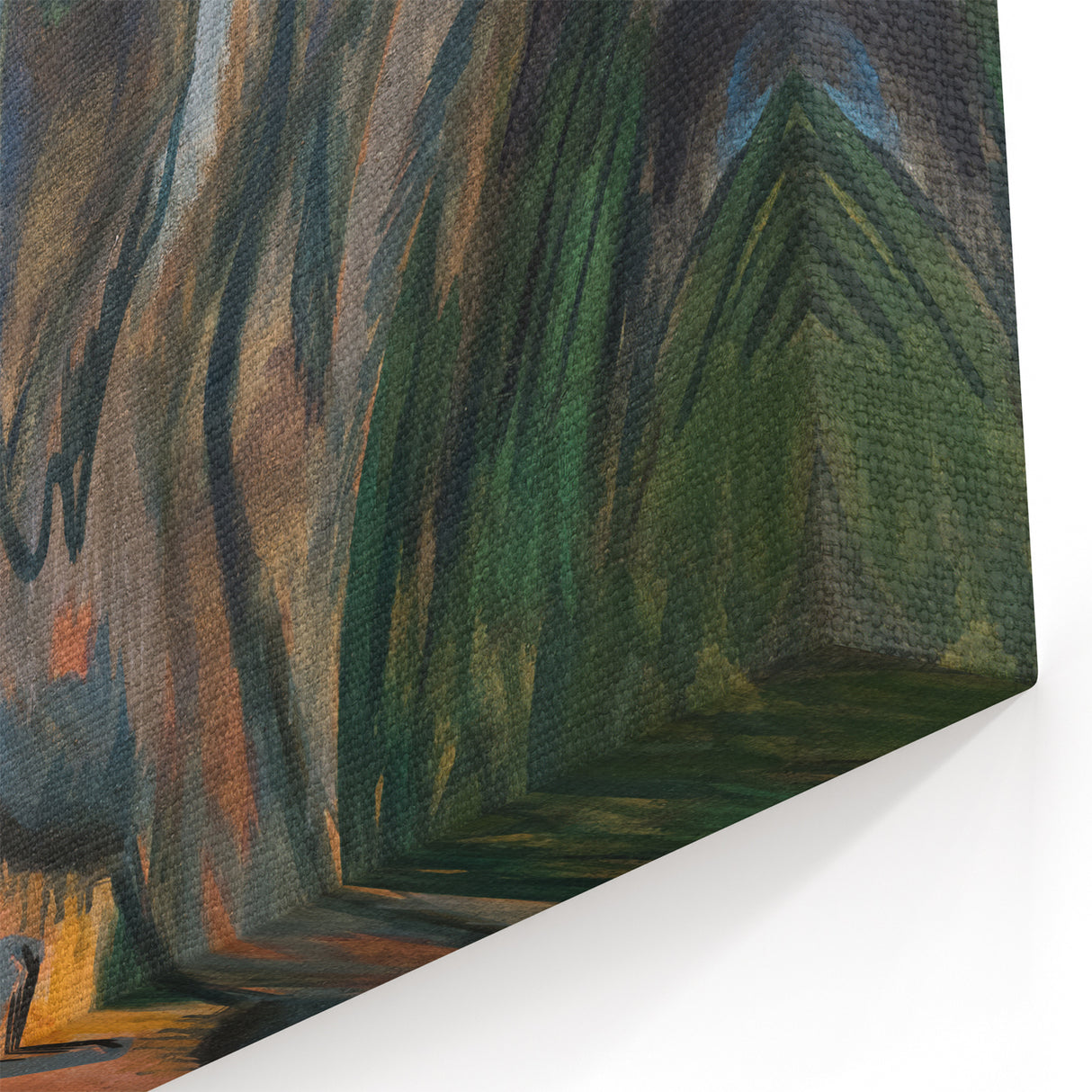 Expressionist Art: Swimmers on Fehmarn Beach | Vibrant Modern Expressionism