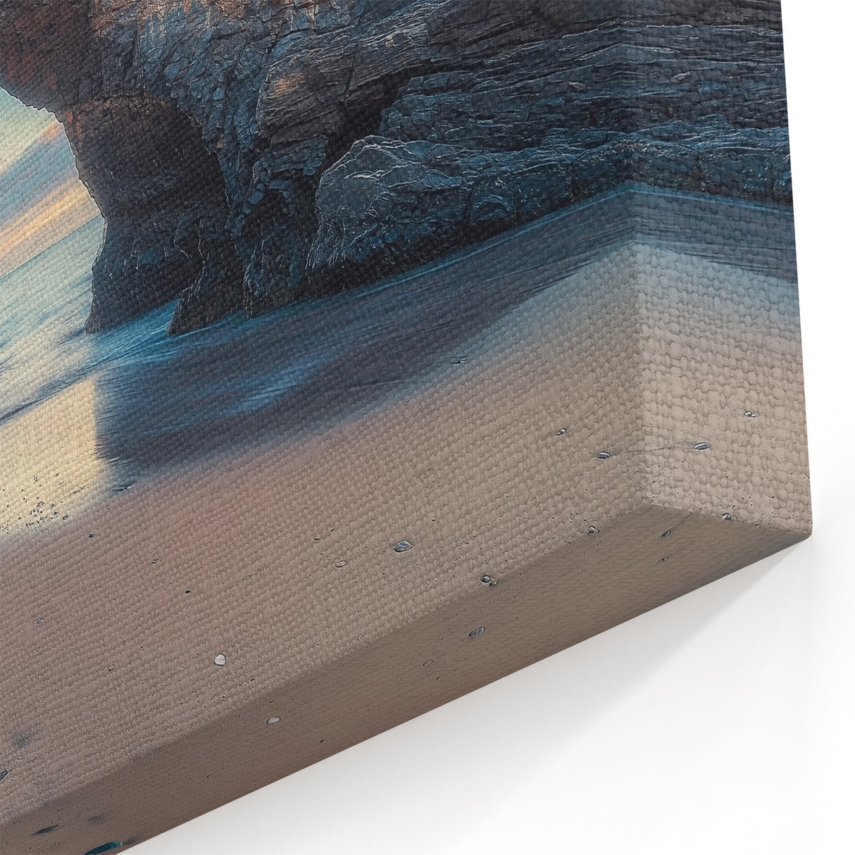 Coastal Rock Arch Countryside Wall Art - Scenic Beach Landscape Canvas