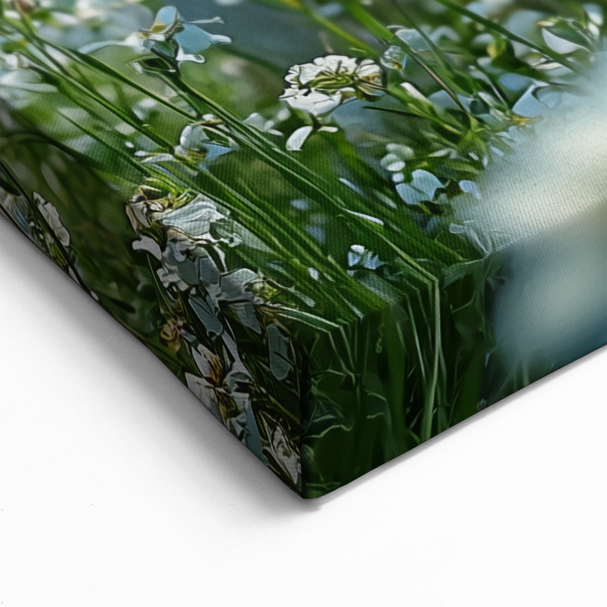 Curious Cows Countryside Wall Art - Pastoral Rural Landscape Canvas