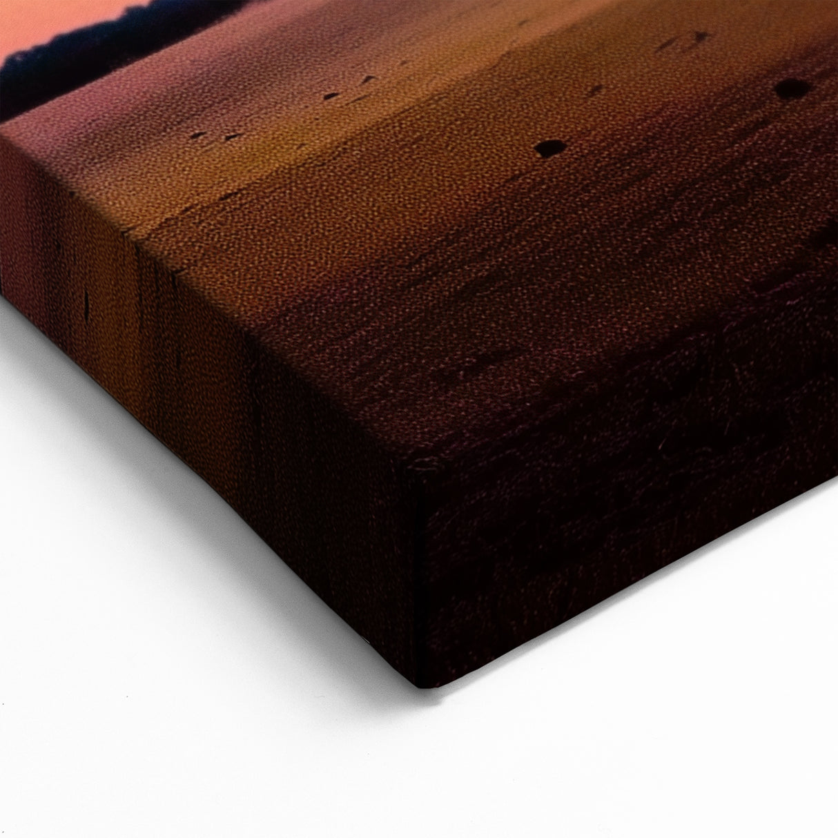 Horses at Sunrise Countryside Wall Art - Pastoral Rural Landscape Canvas