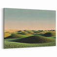 Rolling Green Hills Wall Art – Scenic Countryside Canvas Landscape