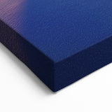 Crimson Wheat Field Wall Art – Minimalist Countryside Canvas Print