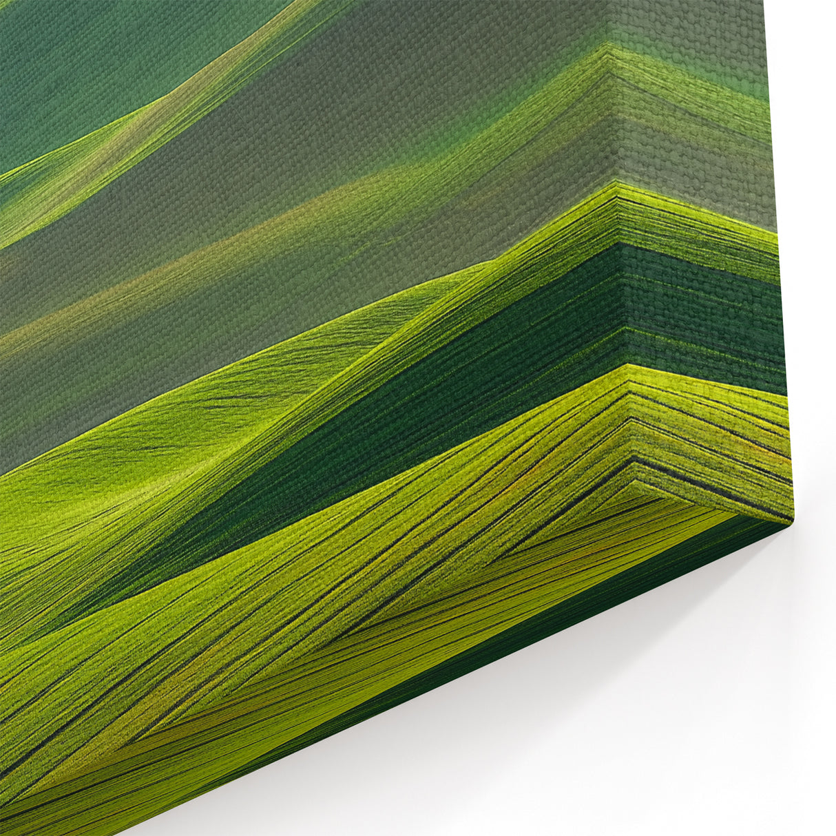 Rolling Green Fields Wall Art – Tranquil Countryside Canvas Print