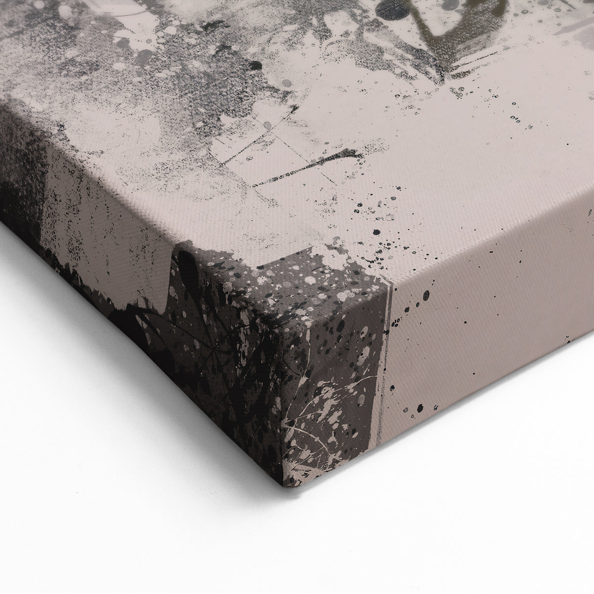 Figurative Abstract Canvas Art - Contemporary Yellow Wall Decor