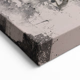 Figurative Abstract Canvas Art - Contemporary Yellow Wall Decor