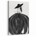 Modern Figurative Wall Art - Black and White Abstract Elegance