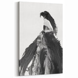 Artistic Figurative Wall Art - Elegant Black and White Abstract Design