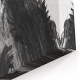 Artistic Figurative Wall Art - Elegant Black and White Abstract Design