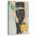 Contemporary Figurative Prints - Stylish Summer Chic Canvas Design